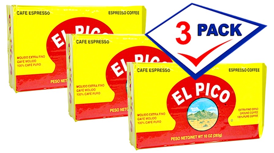 El Pico Cuban Coffee 10 oz. Pack of 3
